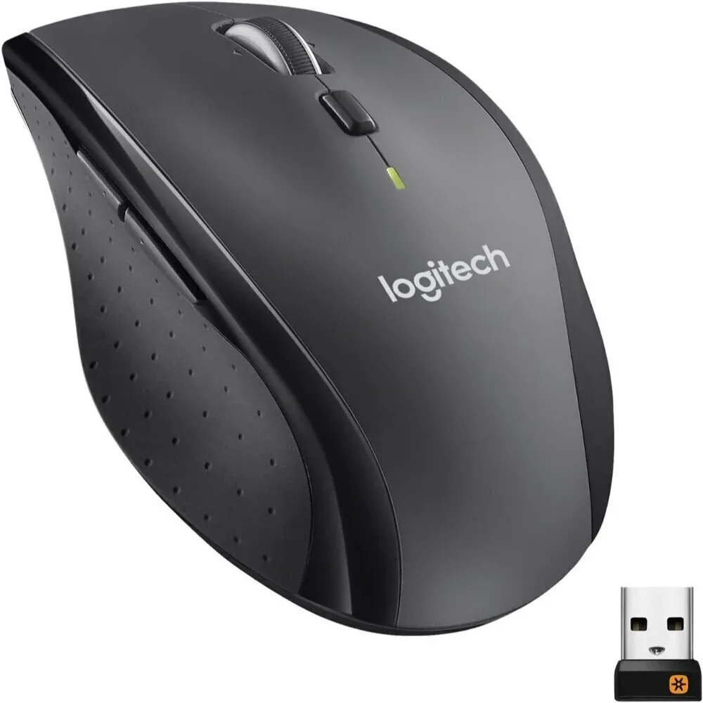 ✨Mouse Marathon Wireless 2.4 GHz Receiver 3-Year Battery Compatible with Laptop